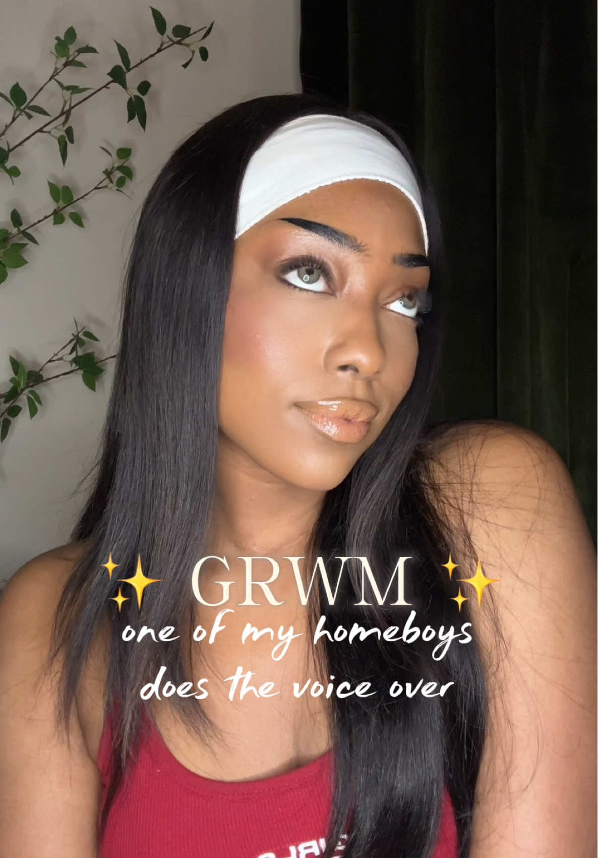 TikTok post by @danisha.carter for Plouise. Caption reads: get ready with me but one of my homeboys does the....