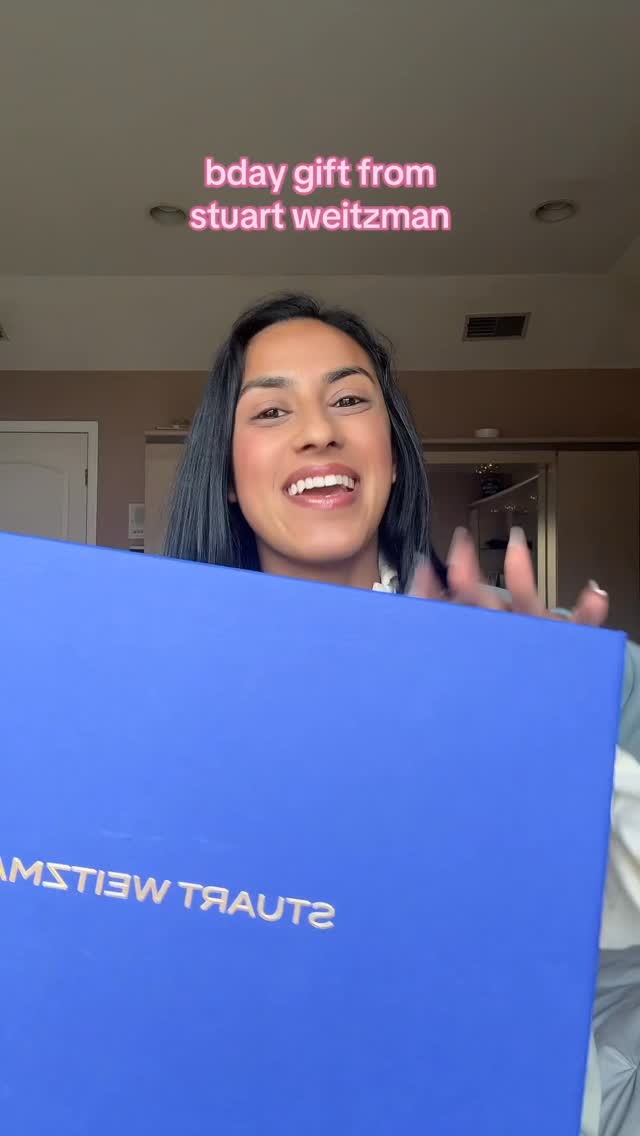 Instagram post by @nehaltenany for STUART WEITZMAN. Caption reads: [...] #fallshoes #boots #whattowear....