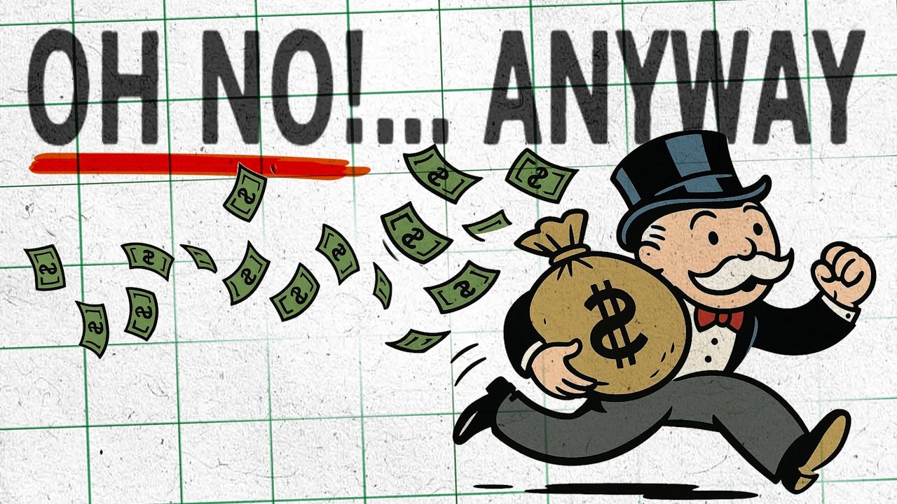 YouTube post by @HowMoneyWorks for Brilliant.org. Caption reads: If We Tax Rich People... They Will Just Leave!.