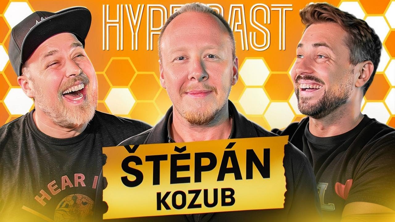 YouTube post by @hype-cast for Herohero. Caption reads: ŠTĚPÁN KOZUB - BABIČKY MI POSÍLAJÍ NAHÝ FOTKY Z....