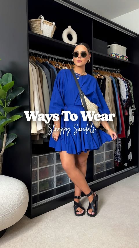Instagram post by an influencer for Beyond Nine. Caption reads: it’s sandals & sunglasses season baby 🕶️....