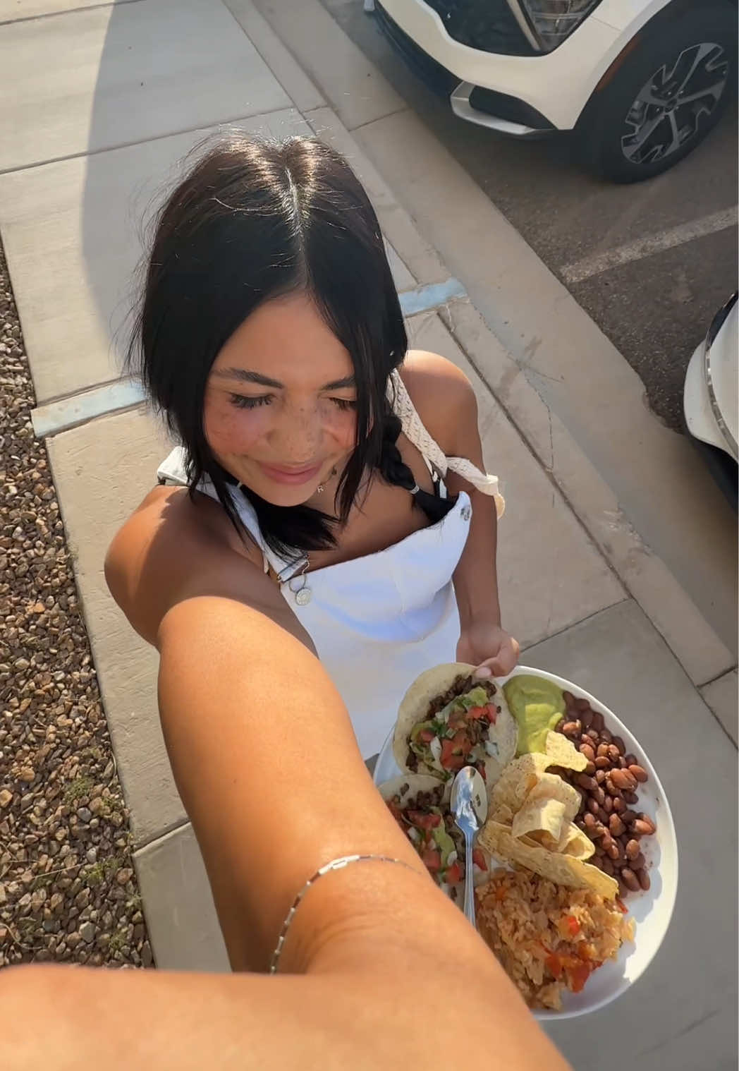 TikTok post by @estherglee_ for Bounty. Caption reads: Taco night is my favorite night #bountypartner #ad....