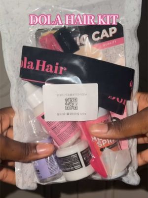 TikTok post by @julsylin for DOLAHAIRCARE. Caption reads: [...] I need for my next install. 😍@DOLAHAIRCARE....
