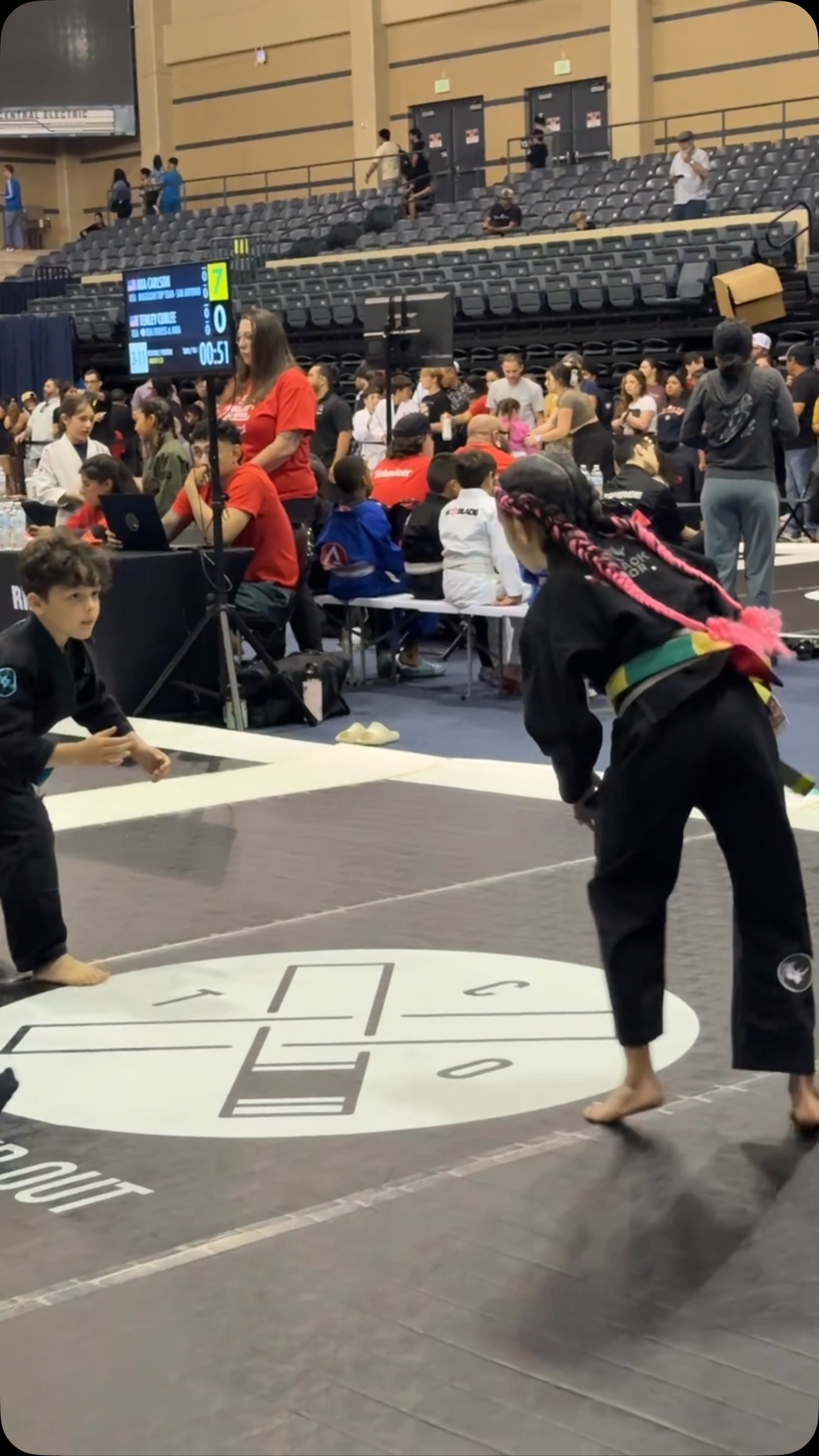 Instagram post by @jujitsuprincess for Black Armor Kimonos. Caption reads: [...] for a cause 🙌🏾🙌🏾 sponsor....