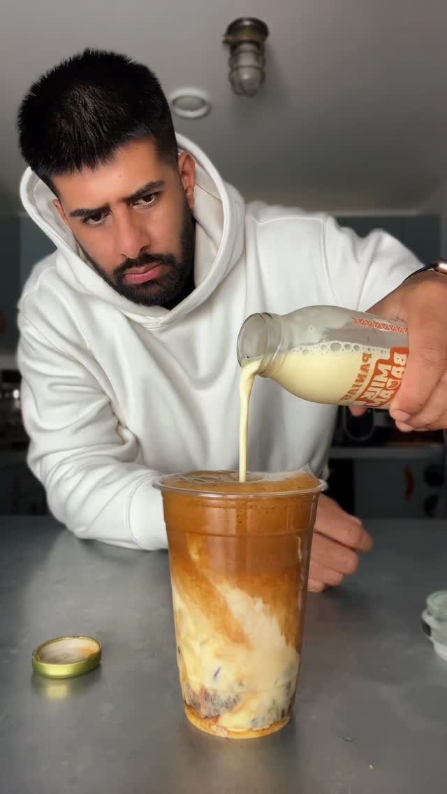 Instagram post by @lifeofdpk for LOR Espresso. Caption reads: Good morning ☕✨ Woke up with a genius idea....