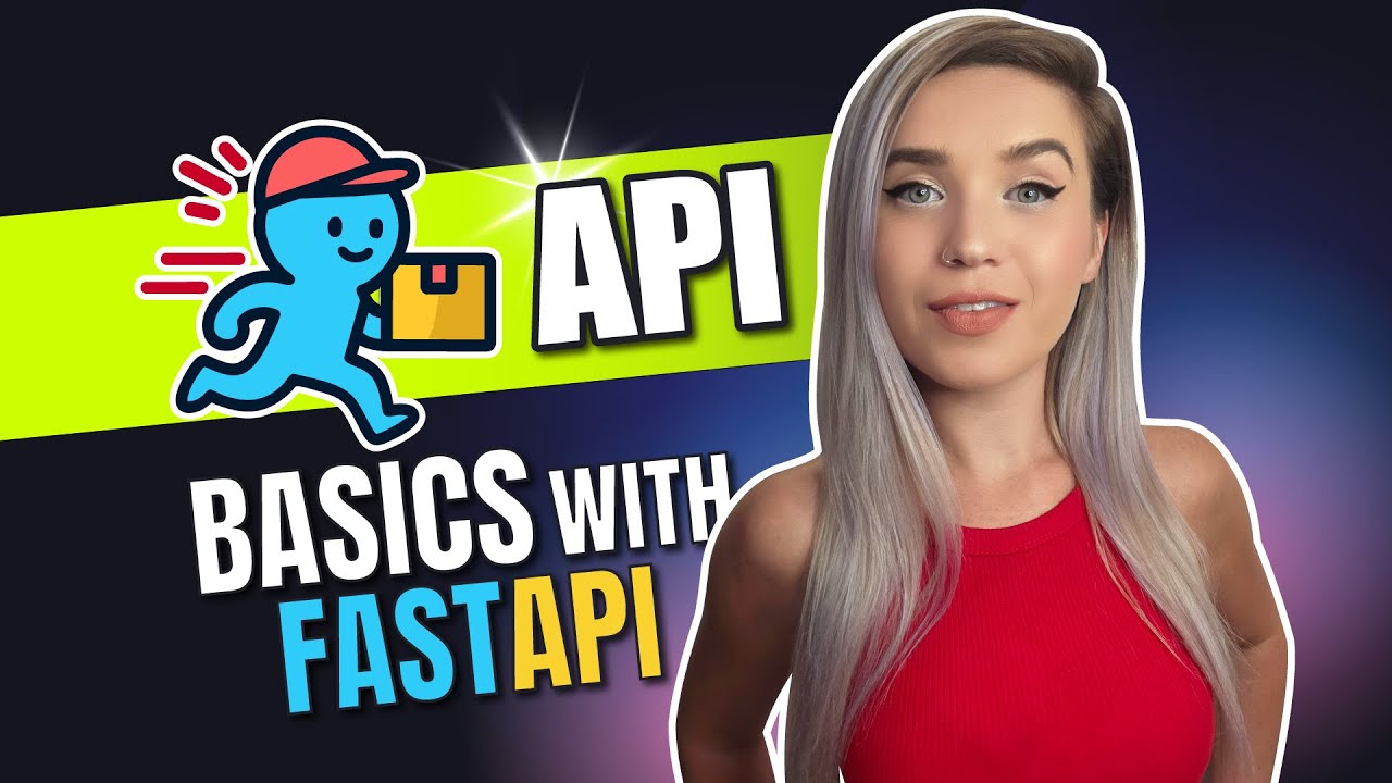 YouTube post by @PythonSimplified for HubSpot. Caption reads: Build a Simple API from Scratch 💻 FastAPI....