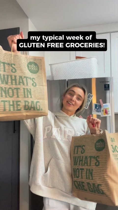 Instagram post by @glutenfreelucia for MUSH. Caption reads: I’m going on spring breakkkkk next week so I....