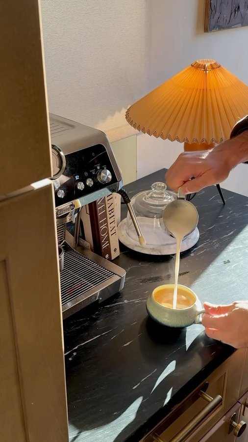 Instagram post by @alexandmike for Pennie. Caption reads: Our morning routine is so important to us — for....