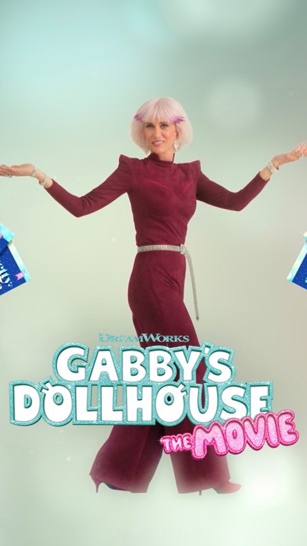 Instagram post by @gabbysdollhouse for DreamWorks. Caption reads: Take it from this Grown Up Adult Woman and Busy....