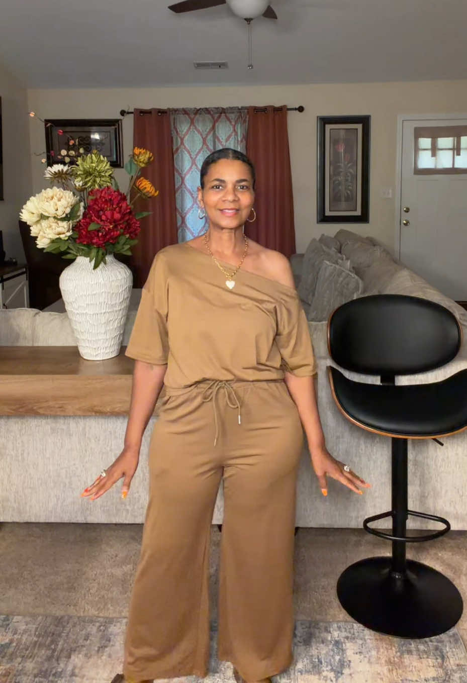TikTok post by an influencer for Sylure. Caption reads: Cute and comfy two piece set. @Sylure #Twopiece....