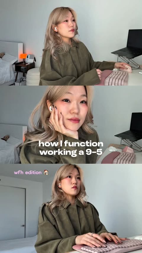 Instagram post by @vivian.youjin for Logitech. Caption reads: [...] days are so sacred to me which is why....