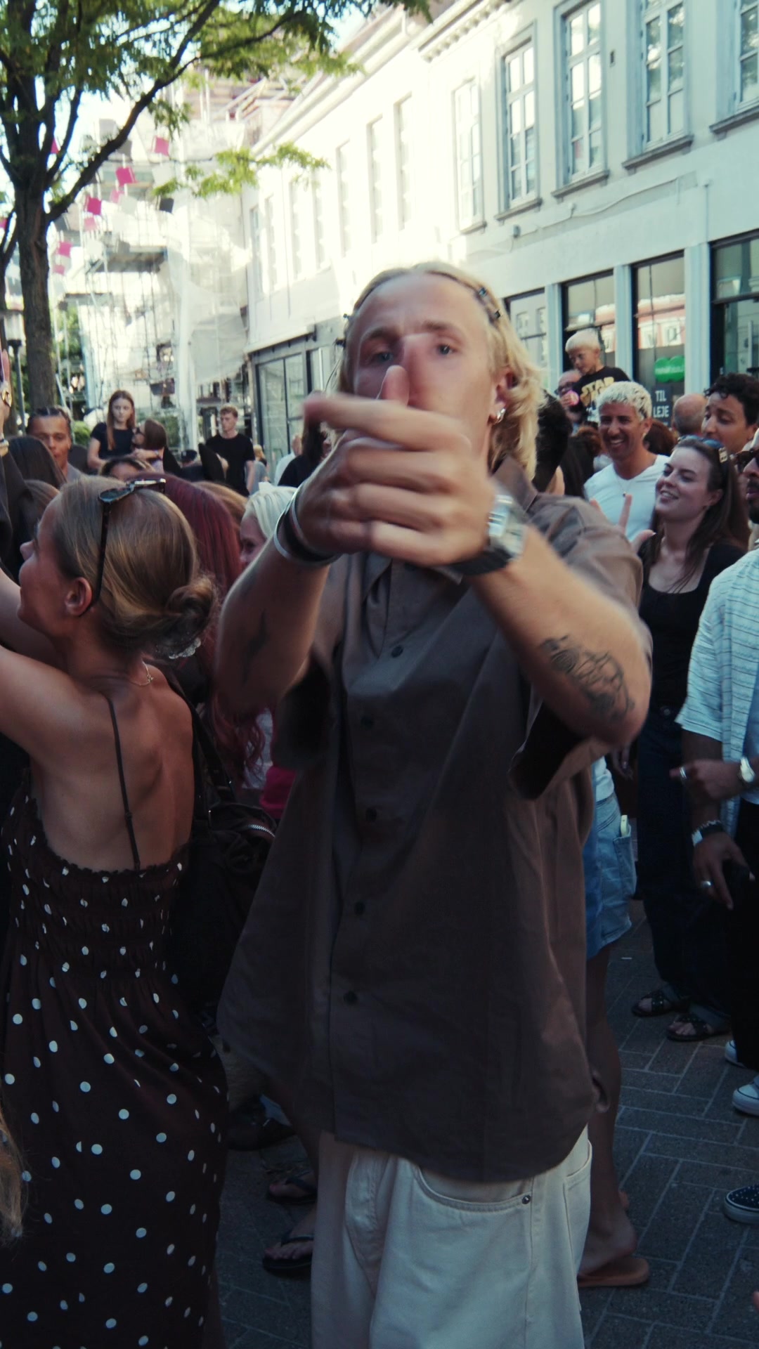 TikTok post by @lokelund for Zalando. Caption reads: Reklame @Zalando En opsummering fra The Corner....