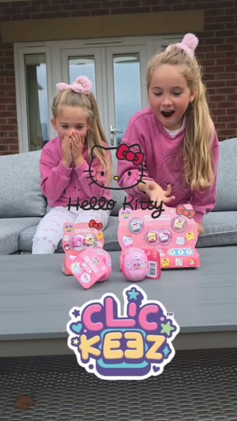 Instagram post by @trot_on_twins for Vivid Toy Group. Caption reads: AD | Their favourite toy just got even more....