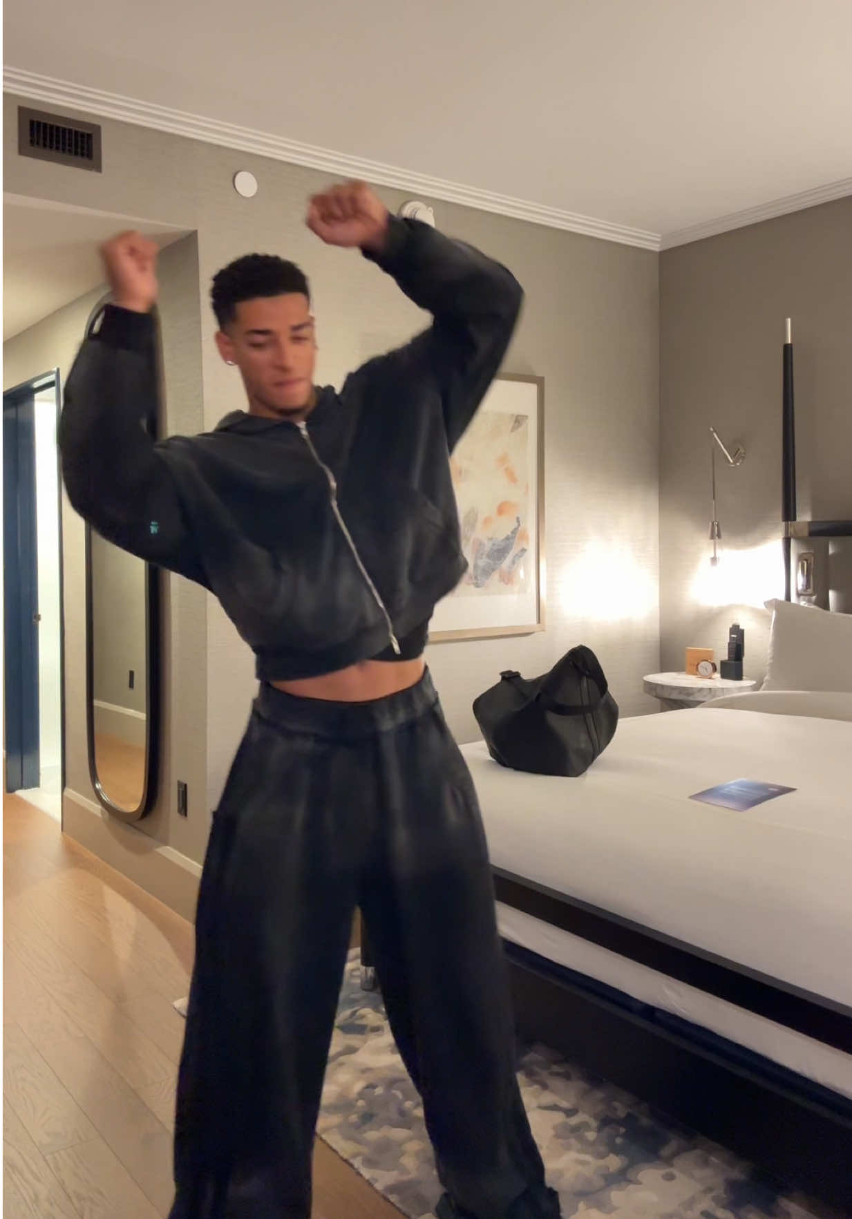 TikTok post by @danicastilla.tf for TAG Heuer. Caption reads: Holi Boston 🇺🇸 @tagheuer.