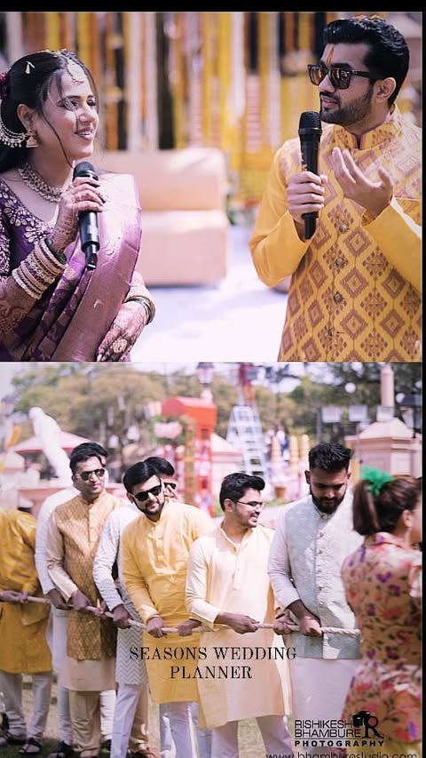 Instagram post by @sahsahil for The Wedding Brigade. Caption reads: [...] #weddingplanner @weddingsutra....