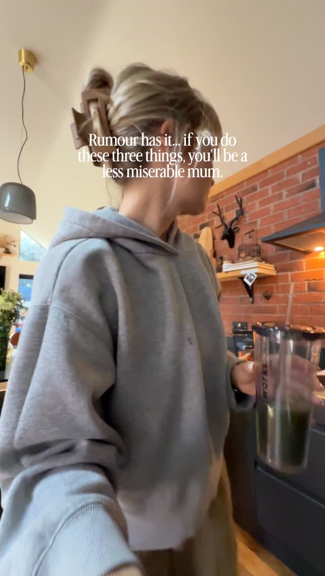 Instagram post by @aimeegetsoutside for Protein Works. Caption reads: I recently discovered I’ve been doing motherhood....