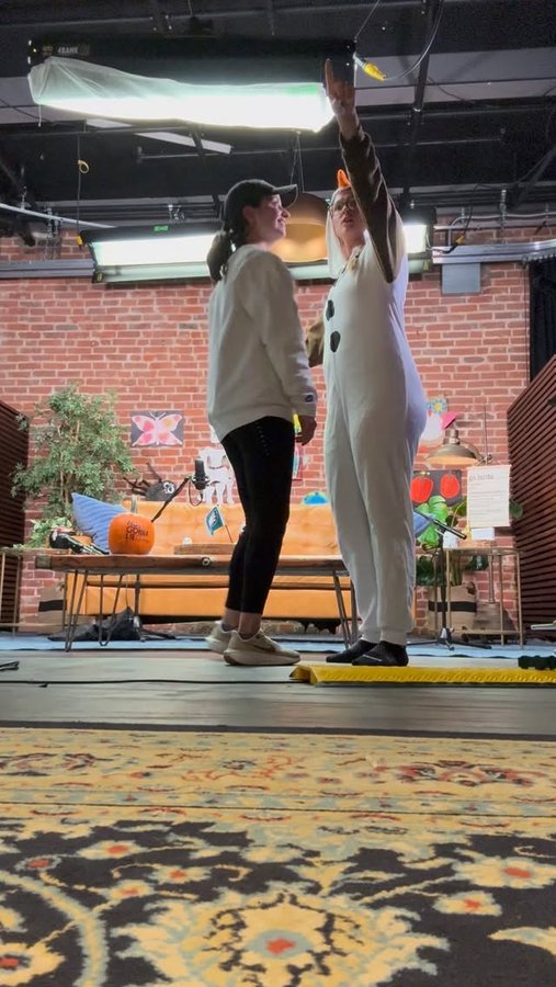 Instagram post by @nglwithkylie for Walt Disney World. Caption reads: From our Philly studio to @waltdisneyworld! Get....