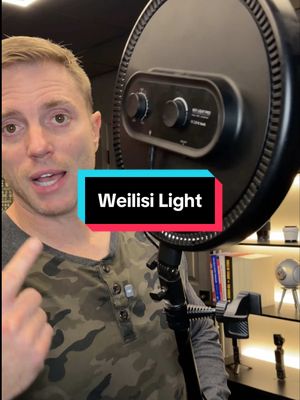 TikTok post by @myfreegym for Weilisi. Caption reads: [...] your lighting in check This light from....
