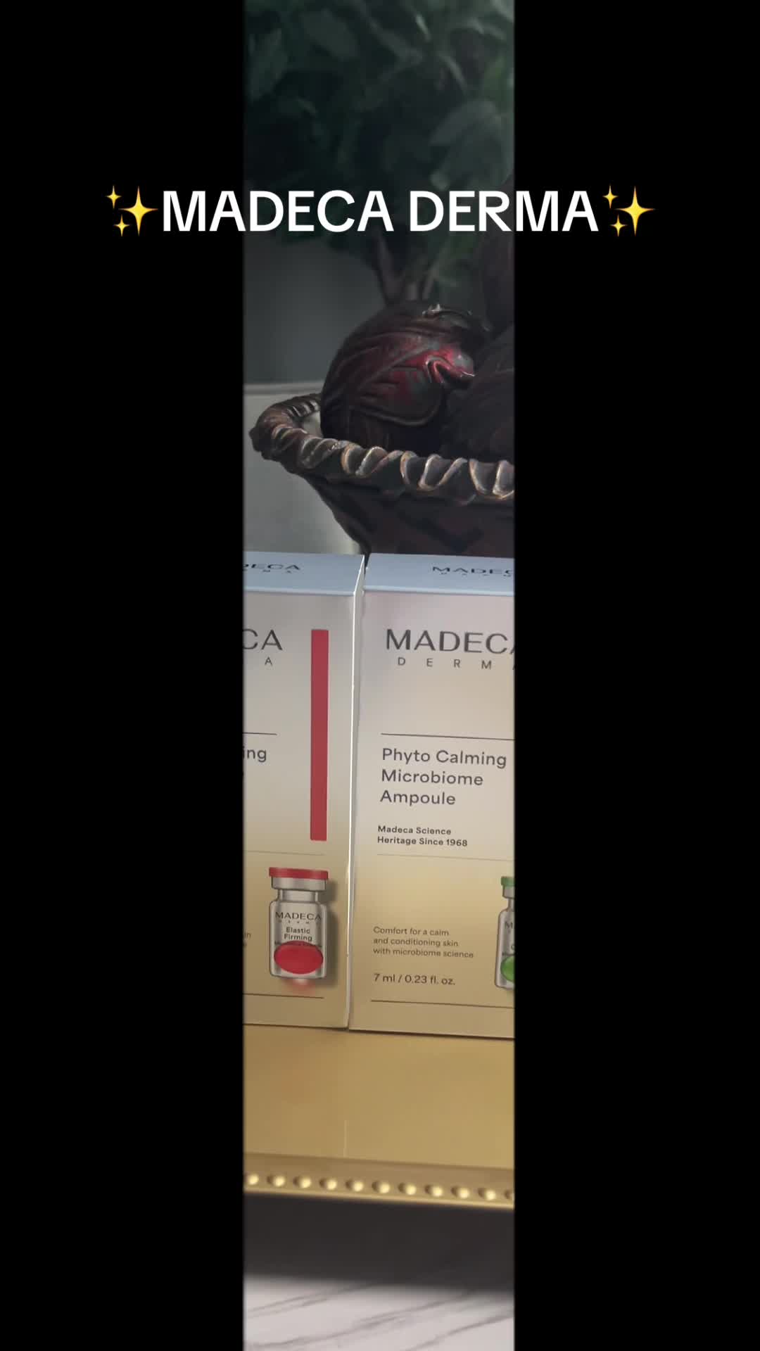TikTok post by @anyanmorgan for Madeca Derma. Caption reads: [...] routine without the guesswork. @Madeca Derma....