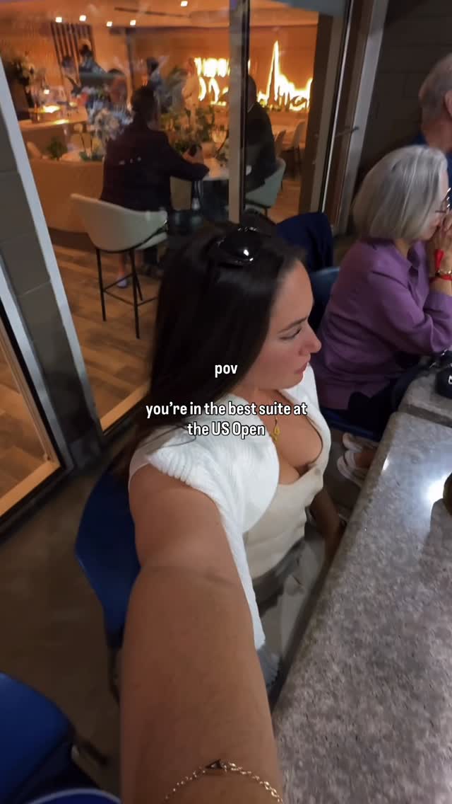 Instagram post by @alexjaksec for Emirates. Caption reads: From court side views to world class hospitality,....