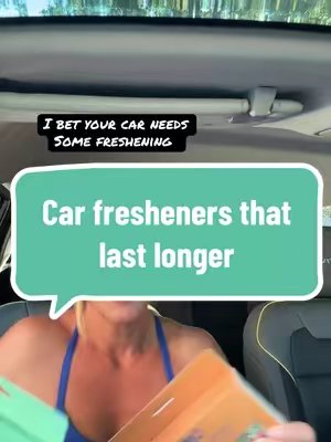TikTok post by @lenastick21 for CE Craft Company. Caption reads: What scent are you choosing? #car #freshener....