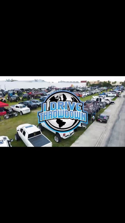 Instagram post by @idrivethrowdown for Dezerland Park Orlando. Caption reads: MARCH 28-29th The Biggest Auto Event in the Heart....