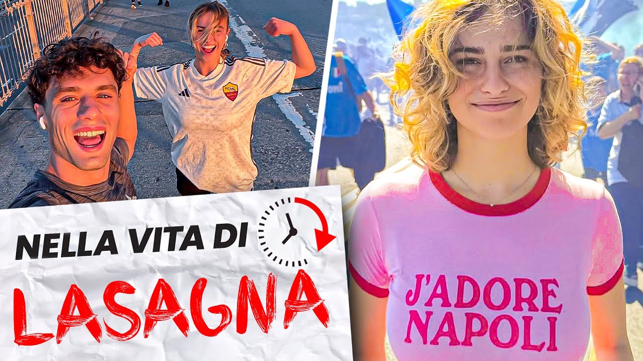 YouTube post by @simonecrispo for Fiscozen. Caption reads: IN THE LIFE OF LASAGNA, freelance creator | EP. 08....