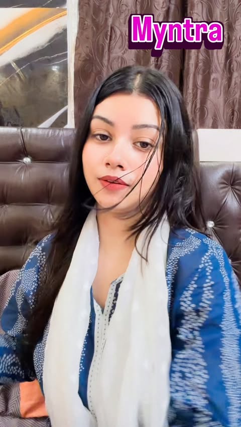 Instagram post by @zibransana9 for Myntra. Caption reads: [...] m likho link 🔗 mil jaye ga 👉🏻 @myntra....