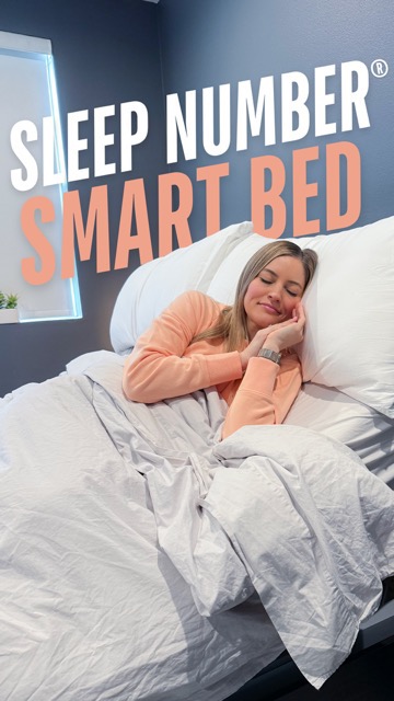 Instagram post by @ijustine for Sleep Number. Caption reads: #Ad I’ve partnered with @sleepnumber to show you....