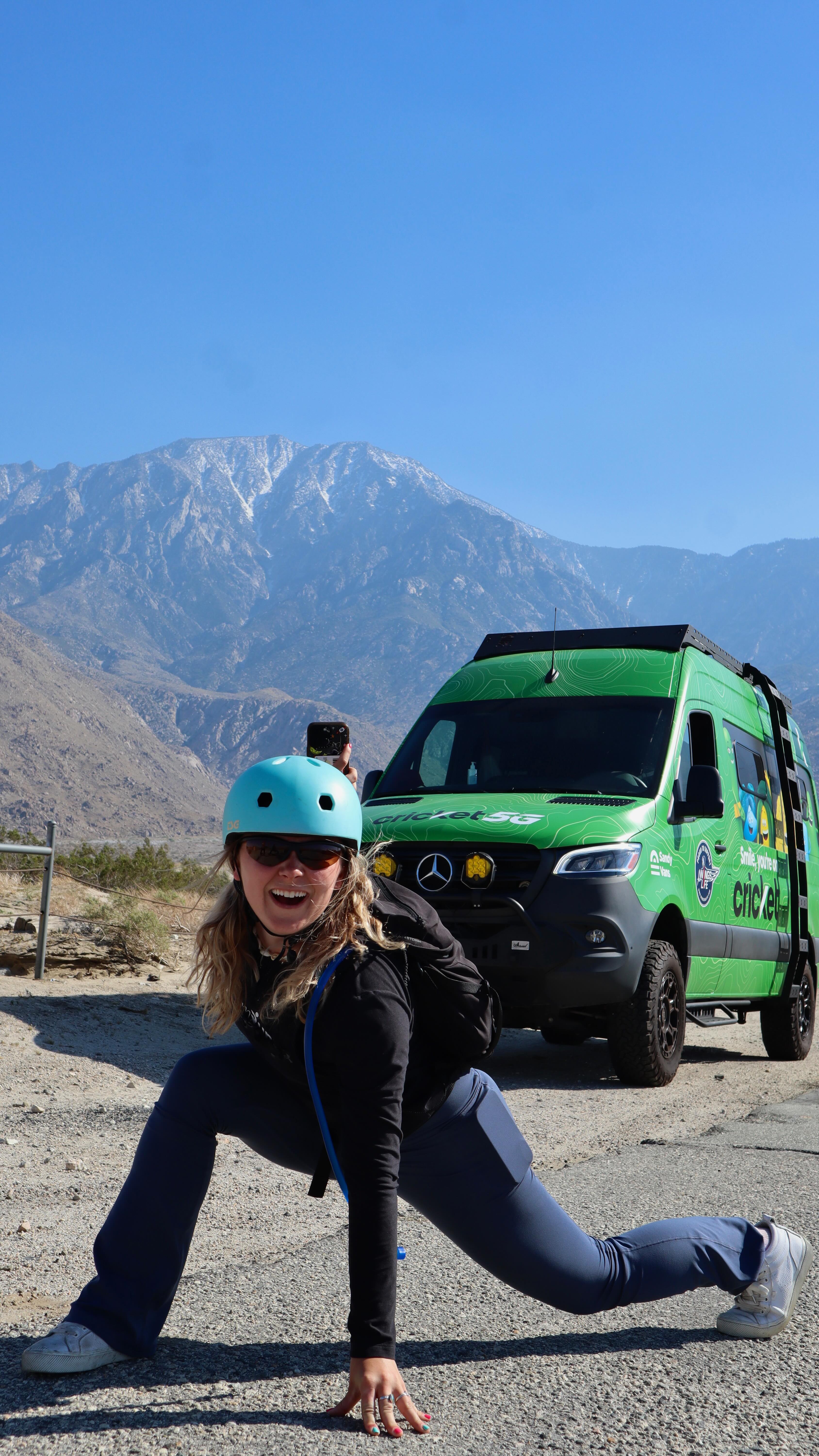 Instagram post by @brookedoeseverything for CricketWireless. Caption reads: Meet Vannah Montana, the most crucial member of....