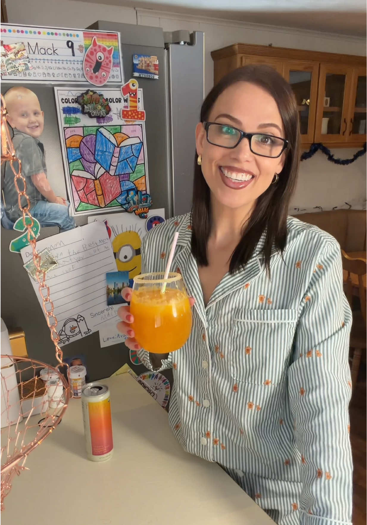 TikTok post by @kate_garn for hiyo. Caption reads: Christmas mocktail recipe @drink hiyo #hiyopartner....