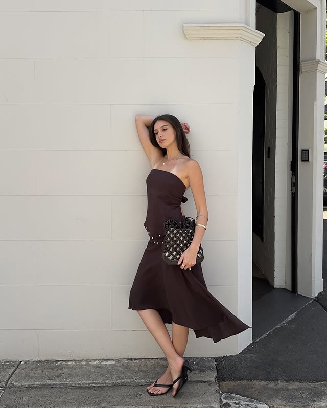 Instagram post by @diana.avel for Glassons. Caption reads: summer in @glassons ad.