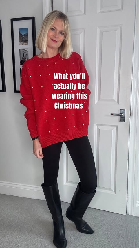 Instagram post by @stylebyclairelopez for Cupshe. Caption reads: What you’ll really be wearing this Christmas....