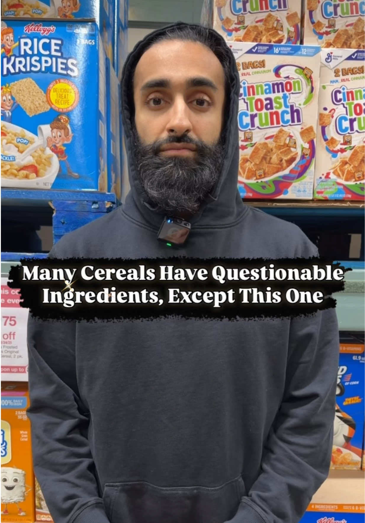 TikTok post by @imjustwasim for Purely Elizabeth. Caption reads: Bjs Purely Elizabeth reel Caption 🥣🚫 Most....