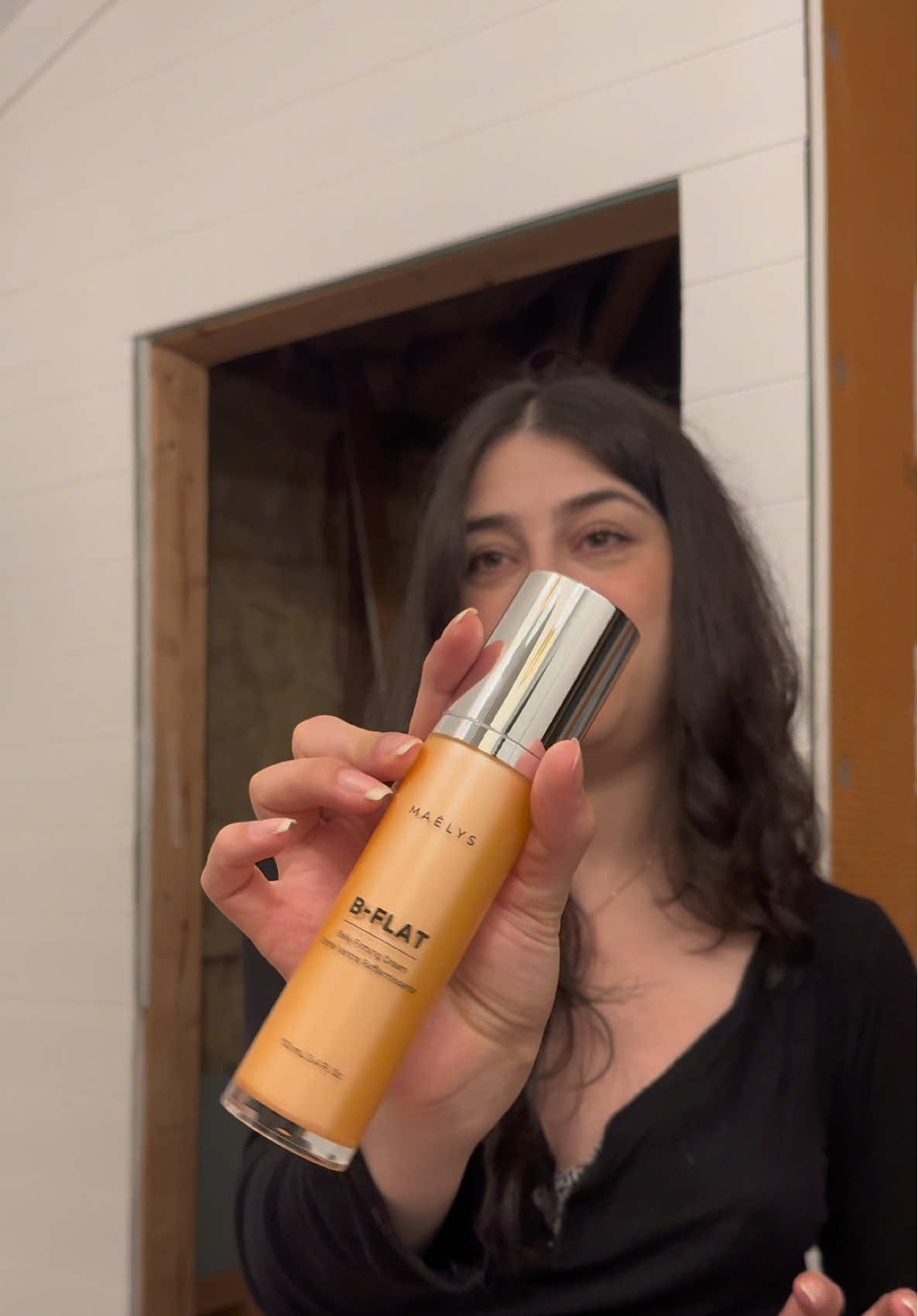 TikTok post by @tinaterova for MAELYSCOSMETICS. Caption reads: Can’t believe it, thank you @MAËLYS UK 💛 #fyp #pr....