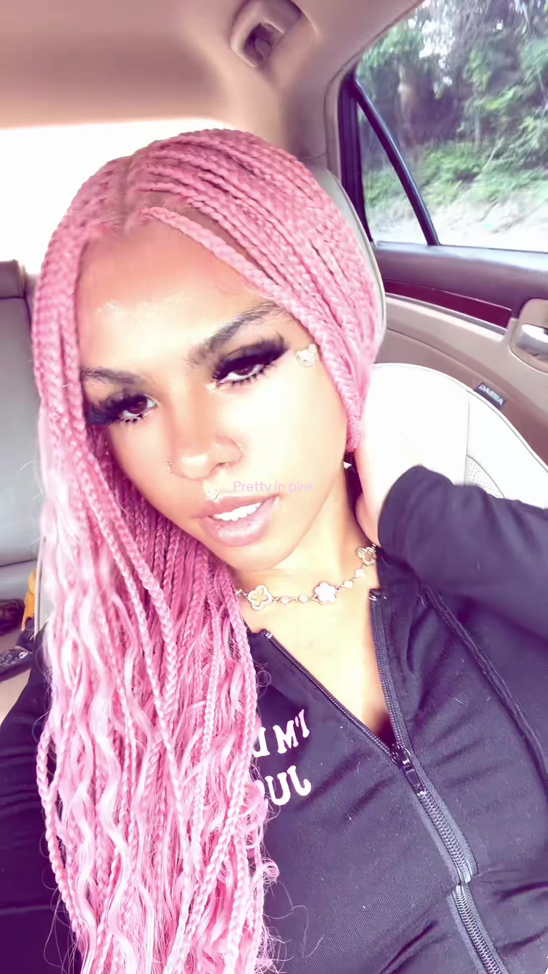 TikTok post by @kelani2bad for Supernova Hair. Caption reads: [...] i love it 😩🩷posting install soon....