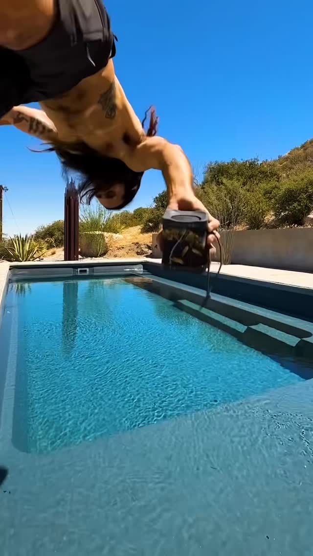 Instagram post by @thisguysthelimit for Skullcandy. Caption reads: The Skullcandy Terrain Mini fears no pool....