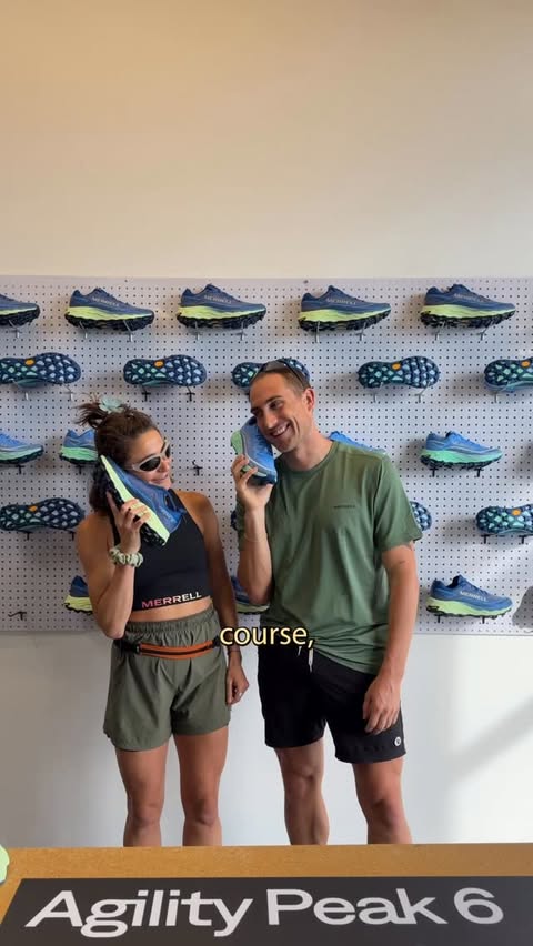 Instagram post by @taannr for Merrell. Caption reads: Big night with @Merrell at the @vibramconnect Lab....