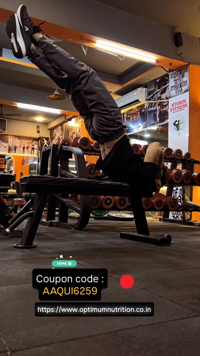 Instagram post by @movefit10 for Optimum Nutrition Egypt. Caption reads: Keep chasing your aspirations !! 💯✨❤️ 
Use Coupon....