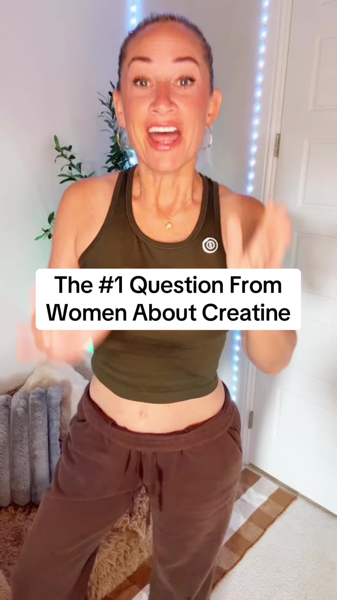 TikTok post by an influencer for Micro Ingredients. Caption reads: [...] for women over 50! @Micro Ingredients.