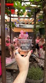 Instagram post by @raynakingdenver for Hampton Water Wine. Caption reads: Hey, Denver! The @hamptonwater Rosé Summer Tour is....