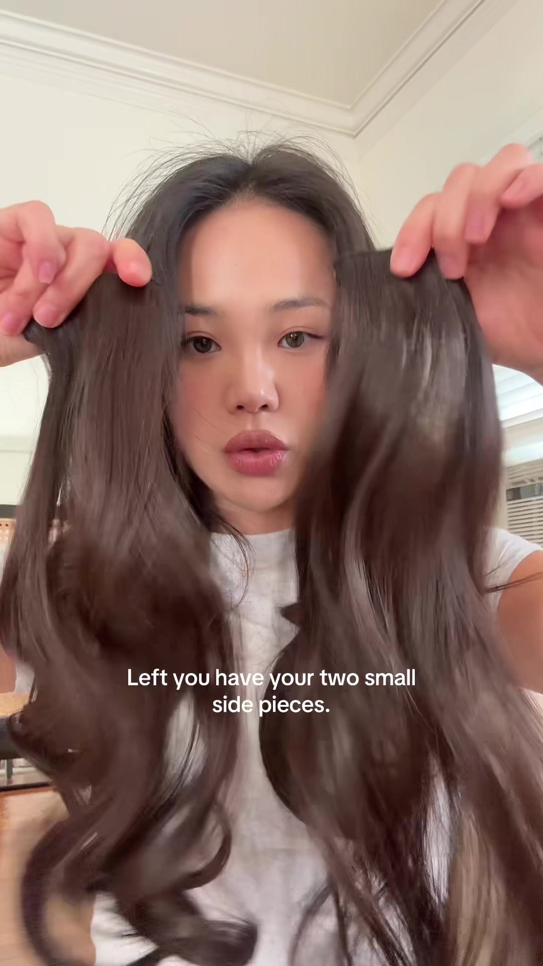 TikTok post by @immbunny for Insert Name Here. Caption reads: these pre styled extensions are made with a....