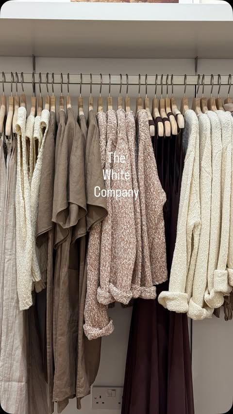 Instagram post by @_shelleyloves for The White Company. Caption reads: [...] I got a sneak peek at the brand new....