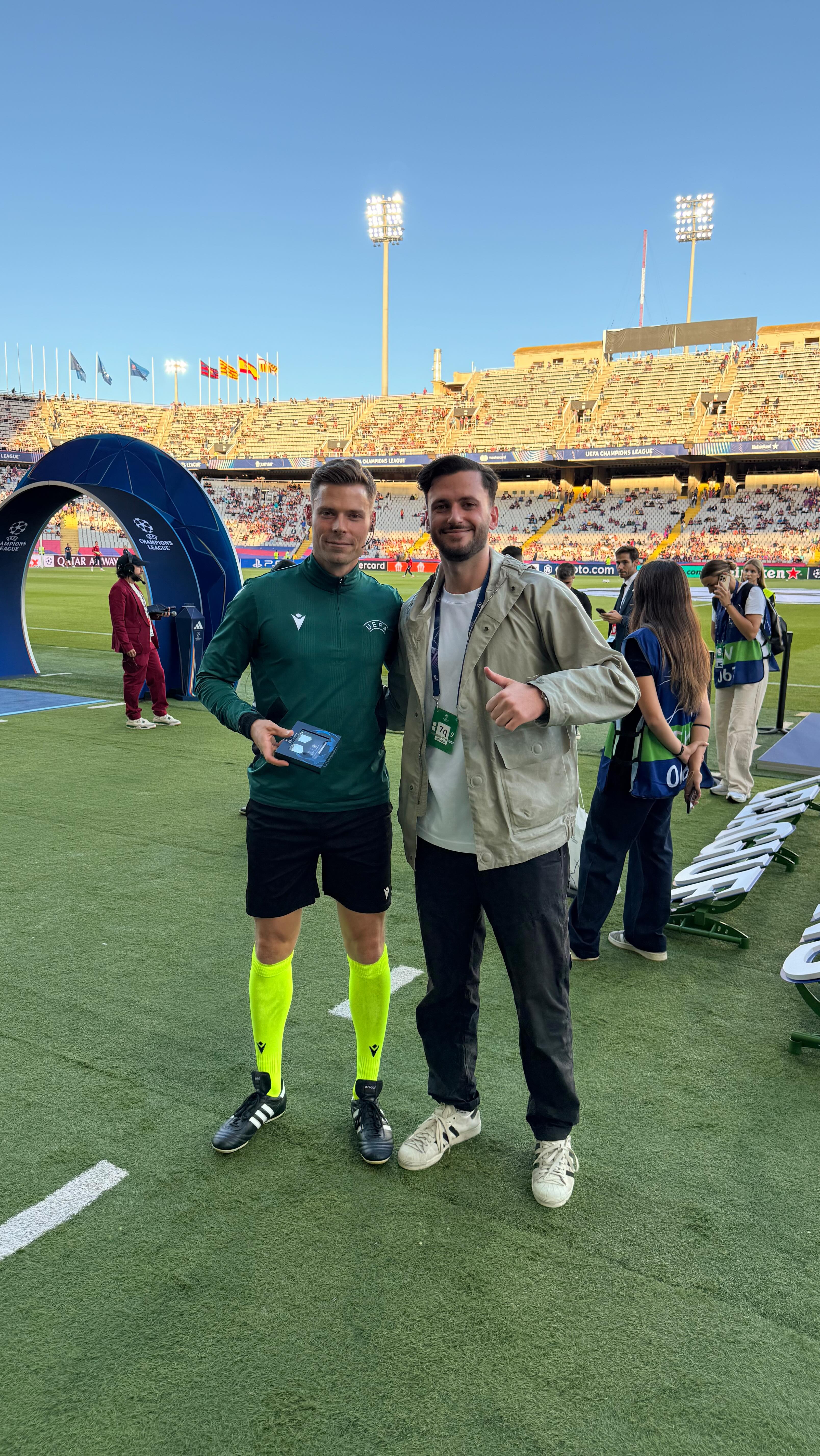 Instagram post by @avivlevy for Crypto.com. Caption reads: Side quest completed: giving the match coin to the....