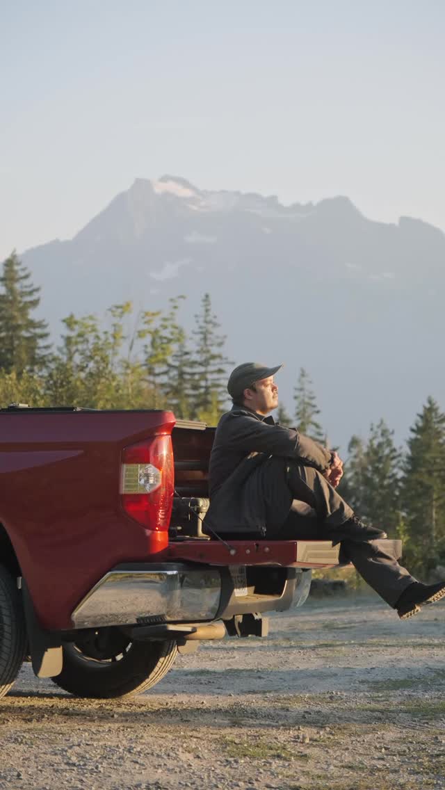 Instagram post by @goingfarther for Dickies. Caption reads: Been testing out the new @dickies Tradebuilt....