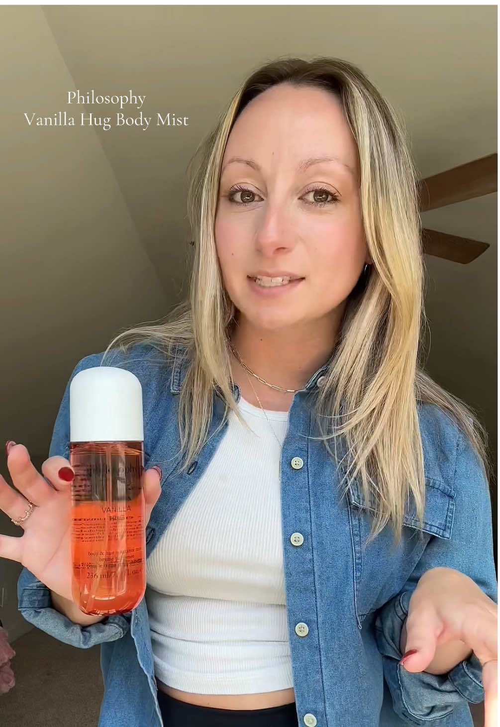 TikTok post by @thecourtneynielson for philosophy. Caption reads: On the quest to find the best fragrances.. this....