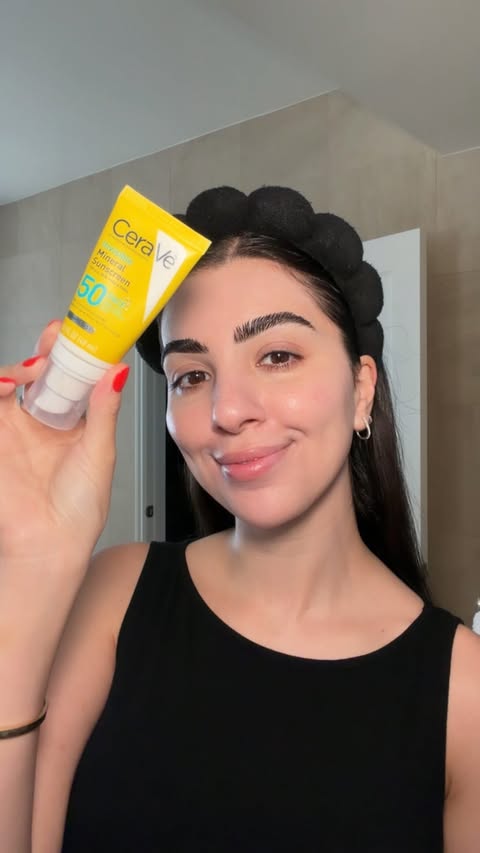 Instagram post by @mona.the.pa for CeraVe. Caption reads: Letting this @cerave SPF application speak for....