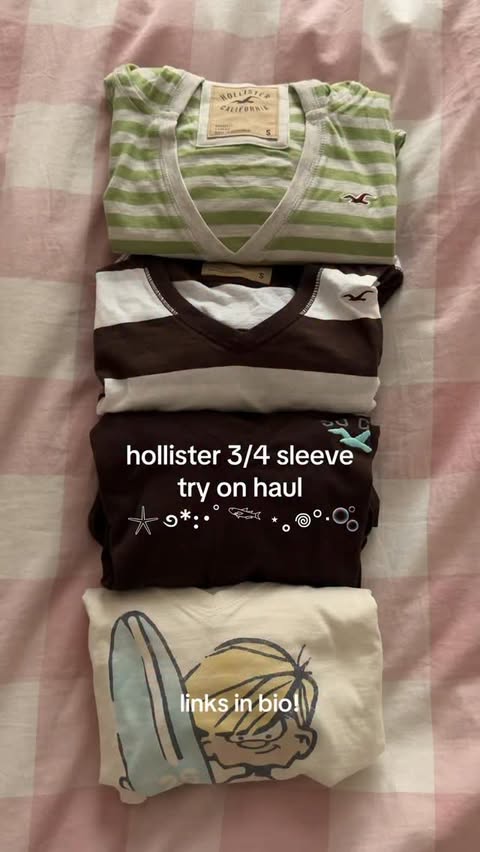 Instagram post by @natalieeseah for hollister. Caption reads: i love these so much hehehehe @hollister....