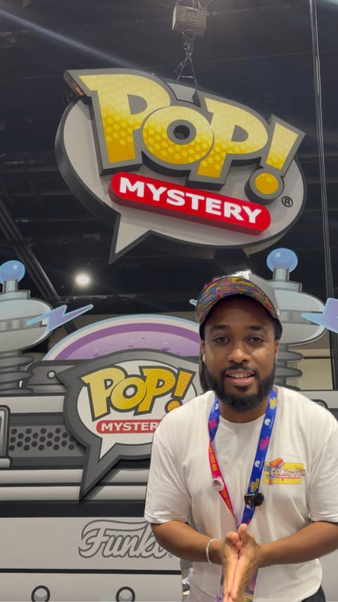 Instagram post by @mastermindsconnect for Funko. Caption reads: Stop by @funko if you are at @comic_con to check....