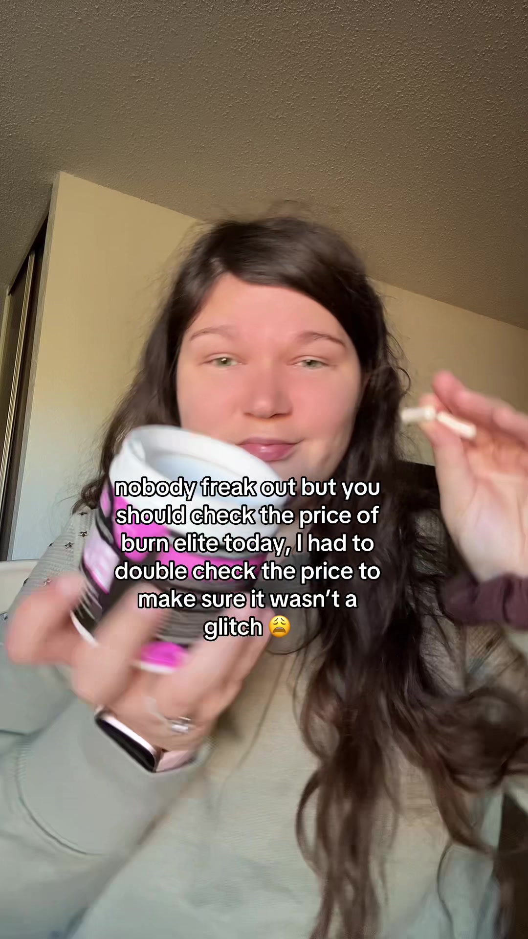 TikTok post by @amber.levels.up for Obvi. Caption reads: @Obvi Supplements for women 30+ 40+ for [...].